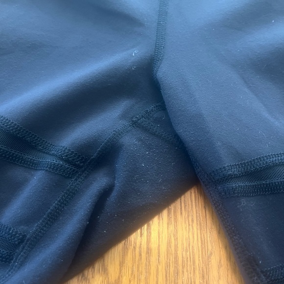 LAST CALL Lululemon High Times Tech Mesh Bandage Leggings Black  6 Some Pilling - Picture 4 of 9